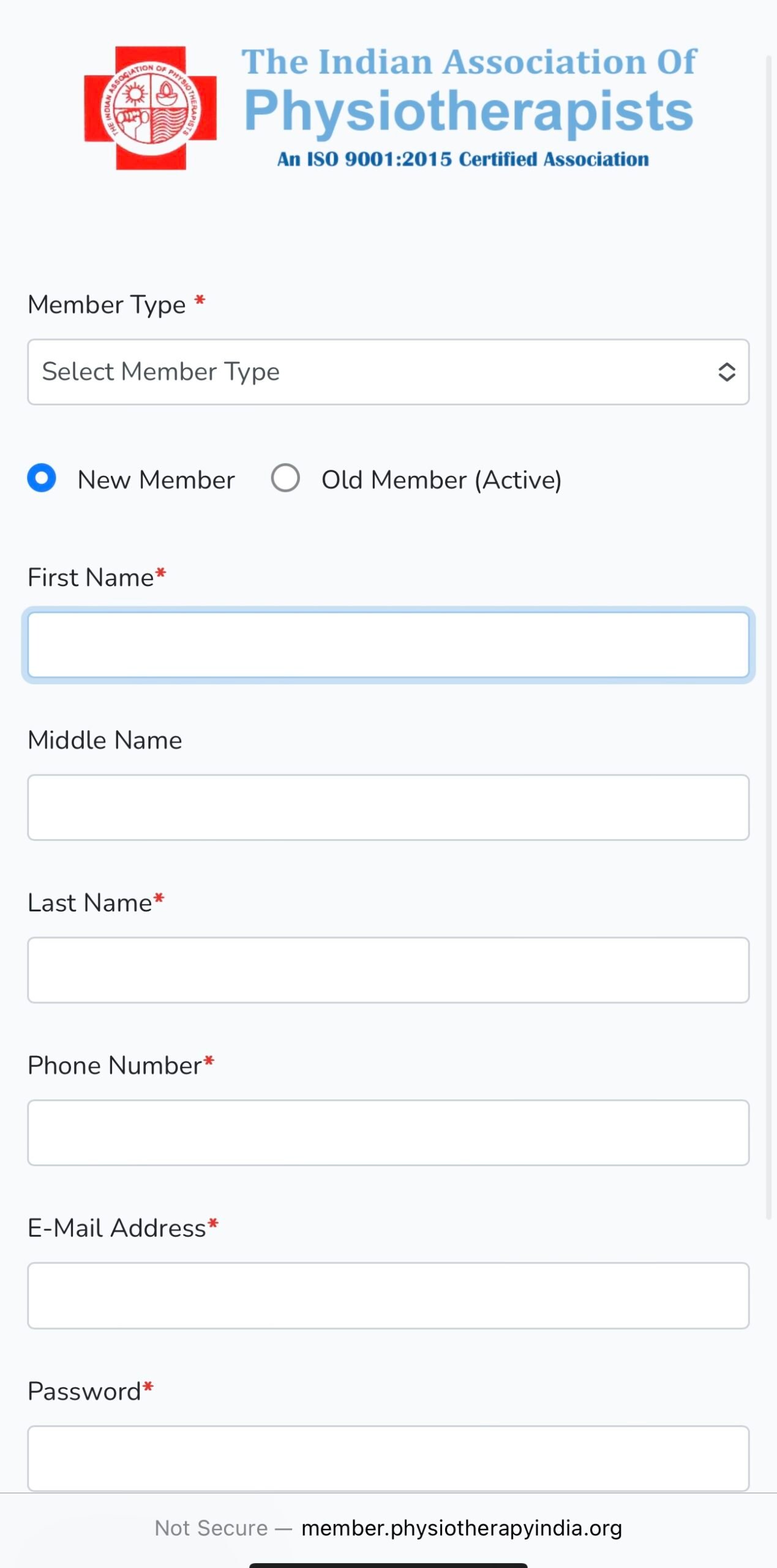 Process to apply for IAP Membership 2024